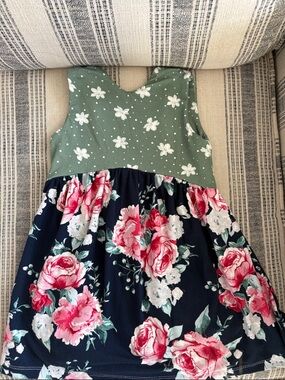 Macy Kate boutique mixed print tunic